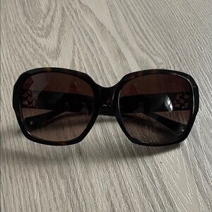 Coach Adelle Dark Tortoise Sunglasses